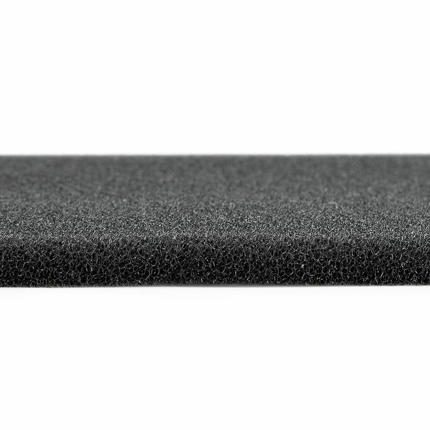 0.75 x 38 x 52 Black 60 PPI Reticulated Polyurethane Foam Sheet